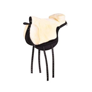 QHP SUPERSOFT Bareback pad. Sort/natur