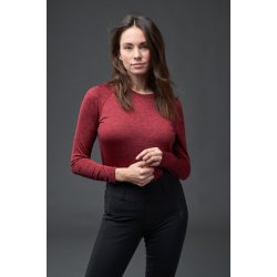 CATAGO AUDREY Langrmet bluse. Jester Red.