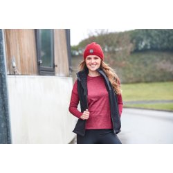 CATAGO AUDREY Langrmet bluse. Jester Red.