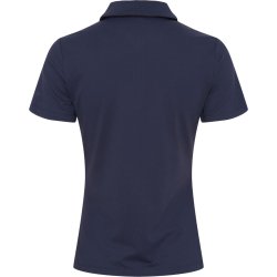 CATAGO NASH Polo T-shirt med lynls i halsen. Navy