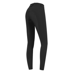 ELT MICRO SPORT. Hjtaljede ridebukser med fuld silikonegrip. Sort