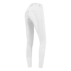 ELT MICRO SPORT. Hjtaljede ridebukser med fuld silikonegrip. Hvid