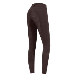 ELT MICRO SPORT. Hjtaljede ridebukser med fuld silikonegrip. Kastanjebrun