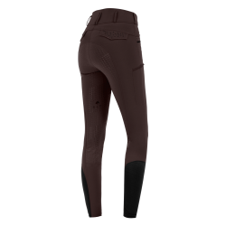 ELT KASSANDRA Hjtaljede ridebukser med fuld grip. Kastanjebrun