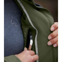 ELT COPENHAGEN Ridefrakke. Olivengrn