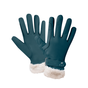 ELT ST. MORITZ Ridehandske. Petrol