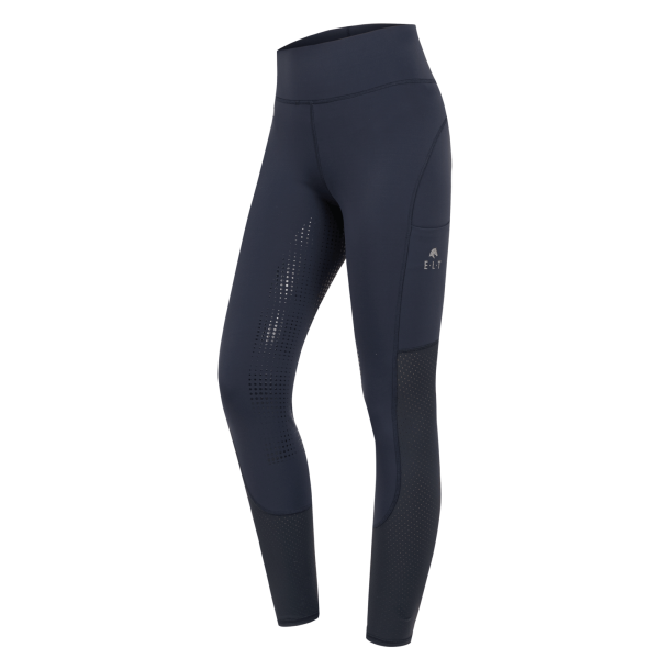 ELT HANNA MESH Hjtaljede ridetights med fuld grip. Navy