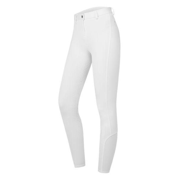 ELT ESSENTIAL Ridebukser med fuld silikonegrip. Hvid 38