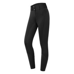 ELT ESSENTIAL Hjtaljede ridebukser med fuld silikonegrip. Sort