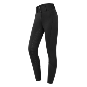 ELT ESSENTIAL Hjtaljede ridebukser med fuld silikonegrip. Sort