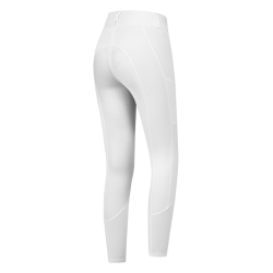 ELT ESSENTIAL Hjtaljede ridebukser med fuld silikonegrip. Hvid