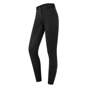 ELT ESSENTIAL Vinterridebukser med full grip. Sort