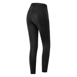 ELT ESSENTIAL Vinterridebukser med full grip. Sort