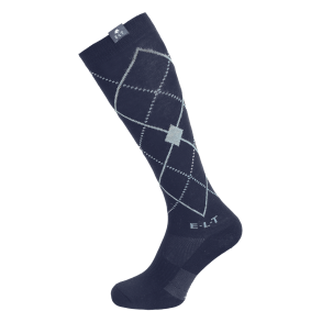 ELT ARGYLE Ridestrmper. Navy/lysebl