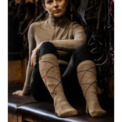 ELT ARGYLE Ridestrmper. Cappucino/rd