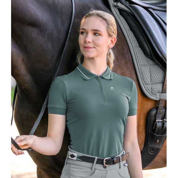 ELT PRAG Polo T-shirt. Pine Green