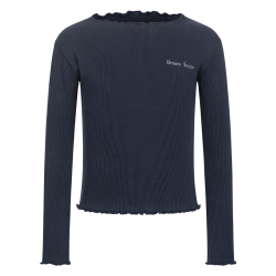 ELT LUCKY MERLE Langrmet top. Navy