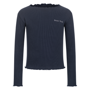 ELT LUCKY MERLE Langrmet top. Navy