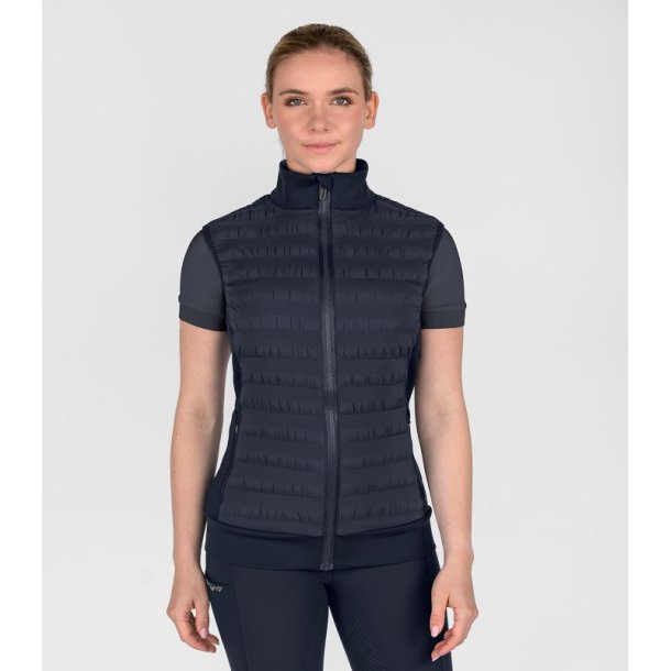 ELT SEATTLE Hybrid quiltet vest. Navy
