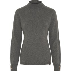 CATAGO AVA Mohair strik pullover. Grey Melange