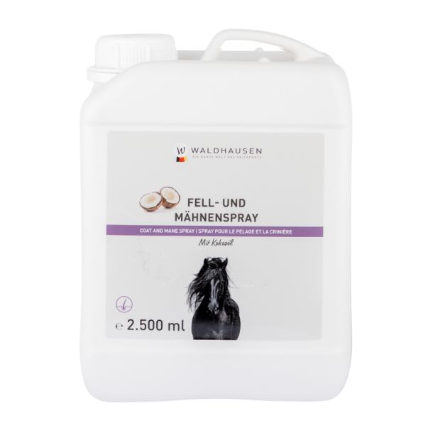 WALDHAUSEN Man- og halespray med kokosolie. 2,5 Liter