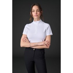 CATAGO THELMA Kort�rmet ridebluse. Hvid