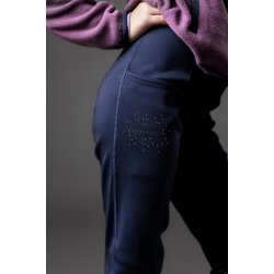 EQUIPAGE KIDS SOPHIA Vinterridetights med full grip. Navy