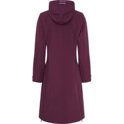 EQUIPAGE HEAVEN Lang regnfrakke. Italian Plum