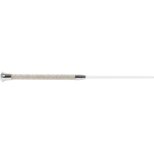 EQUIPAGE Dressurpisk med krystaller. 120cm. Hvid