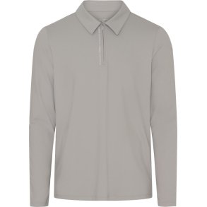 CATAGO VICTOR Langrmet polo. Opal Gray. Herre