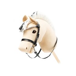MY HOBBY HORSE Trense med bid, til kphest. Sort med slvsten