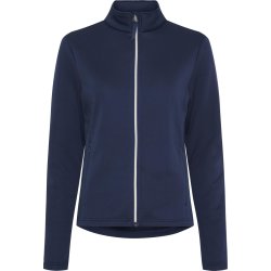EQUIPAGE VANABE Cardigan med lynls. Navy