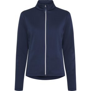 EQUIPAGE VANABE Cardigan med lynls. Navy