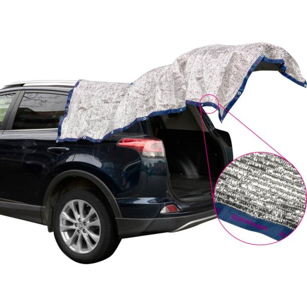 EUKANUBA Sunshade, reflekterende dkke til bilen. 4 x 4m