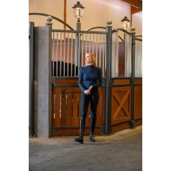 CATAGO BREE Langrmet ridetrje med half-zip. Navy