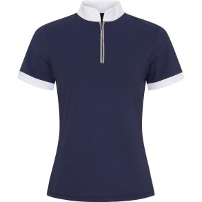 CATAGO NICE Kortrmet stvnebluse. Navy