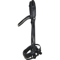 HORSEGUARD AVA Rundsyet trense. Sort