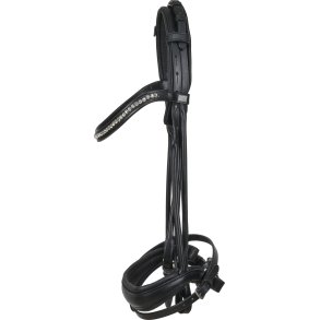 HORSEGUARD AVA Rundsyet trense. Sort