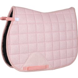 HORSEGUARD MESH glitter sadelunderlag. Orchid Pink