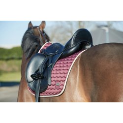 HORSEGUARD KORA Sadelunderlag. Wine/bordeaux