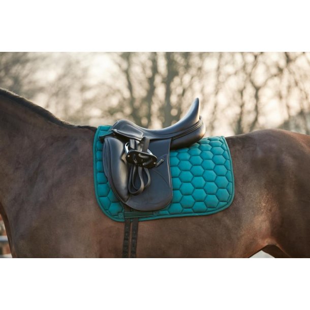 HORSEGUARD LENNON Sadelunderlag. Darkest Spruce/Flaskegrn