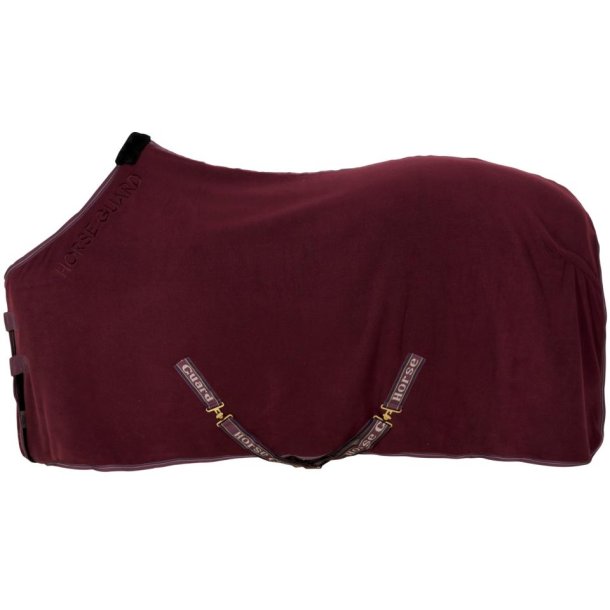 HORSEGUARD LAYNE Fleecedkken med teddy-for. Wine/Bordeaux