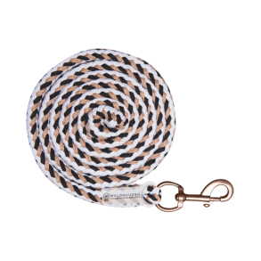 WALDHAUSEN Trktov med karabinhage. Sort/hvid/rosegold