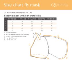 QHP ESSENTIAL Eksemmaske med �rer. Zebra