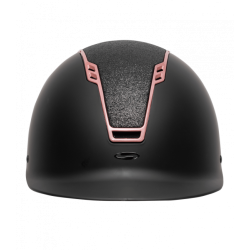 SWING H22 SHINE Ridehjelm. Mat sort/rosegold