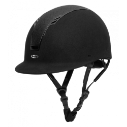 SWING H22 SHINE Ridehjelm. Mat sort/slv