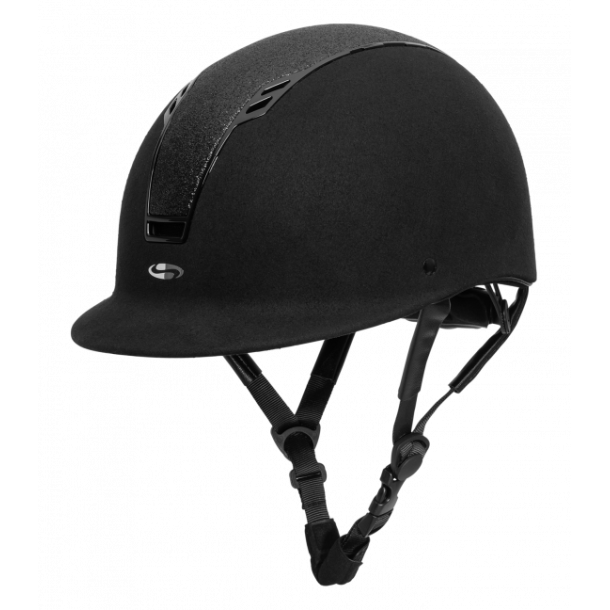 CRAZY DEAL! SWING H22 SHINE Ridehjelm. Mat sort/slv