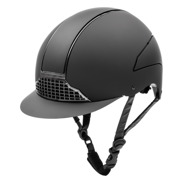 SWING H24 Chrome Ridehjelm. Mat sort.