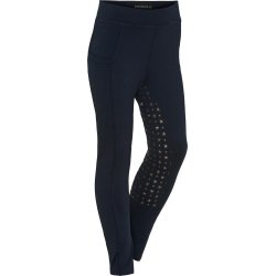 EQUIPAGE MOLLY Glitter ridetights med fuld grip. Navy