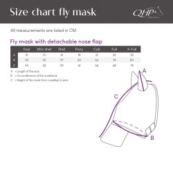 QHP Insektmaske med aftageligt mulenet. Lysebl�